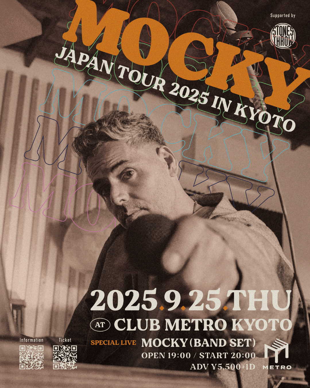 MOCKY Japan tour 2025 in Kyoto | CLUB METRO | 京都メトロ