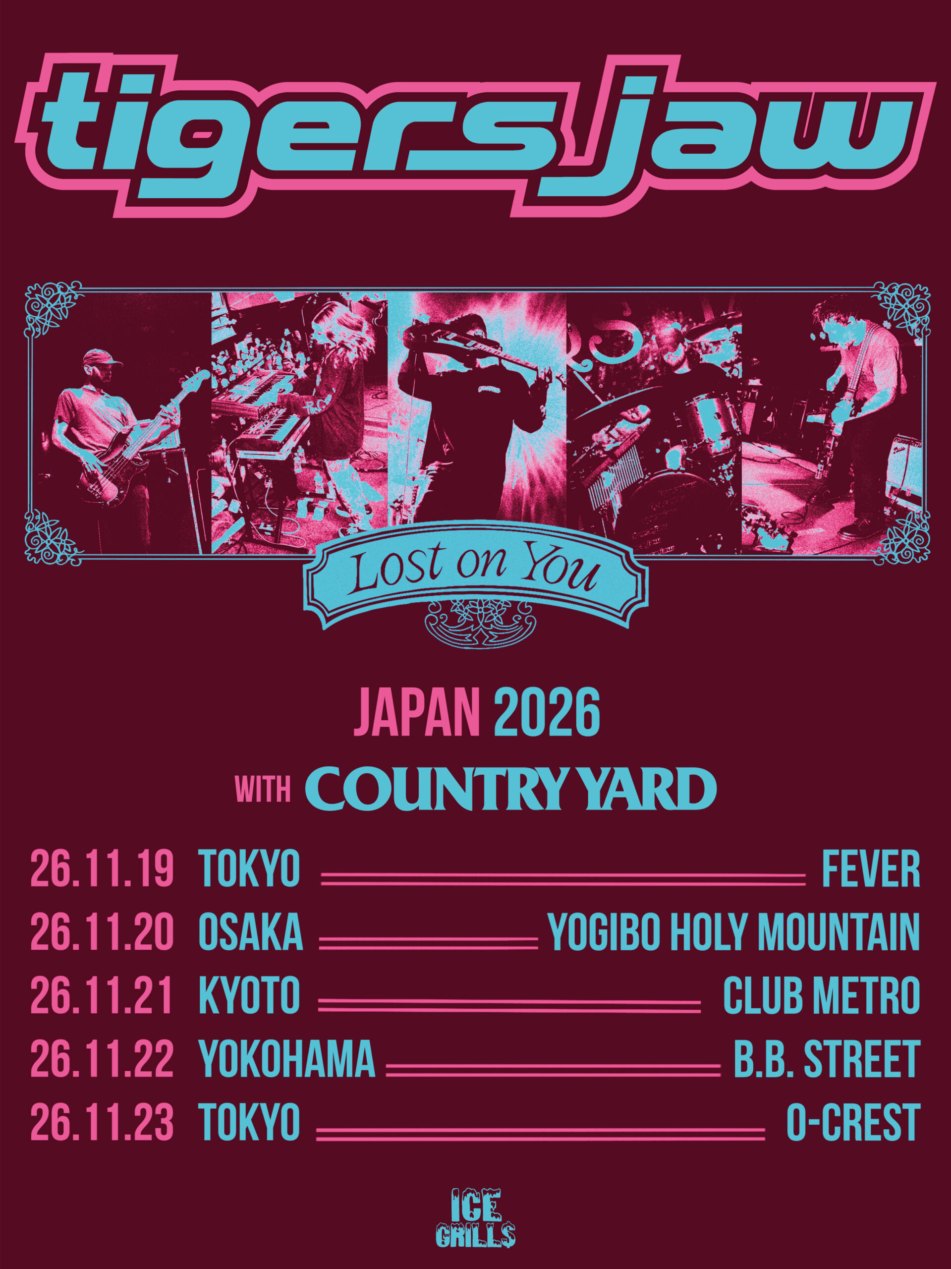 TIGERS JAW JAPAN 2026 WITH COUNTRY YARD